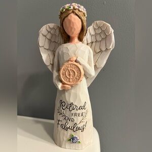 Borlesta Friendship gifts.  ‘Retired Free and Fabulous.’  Comes with box. 5”tall